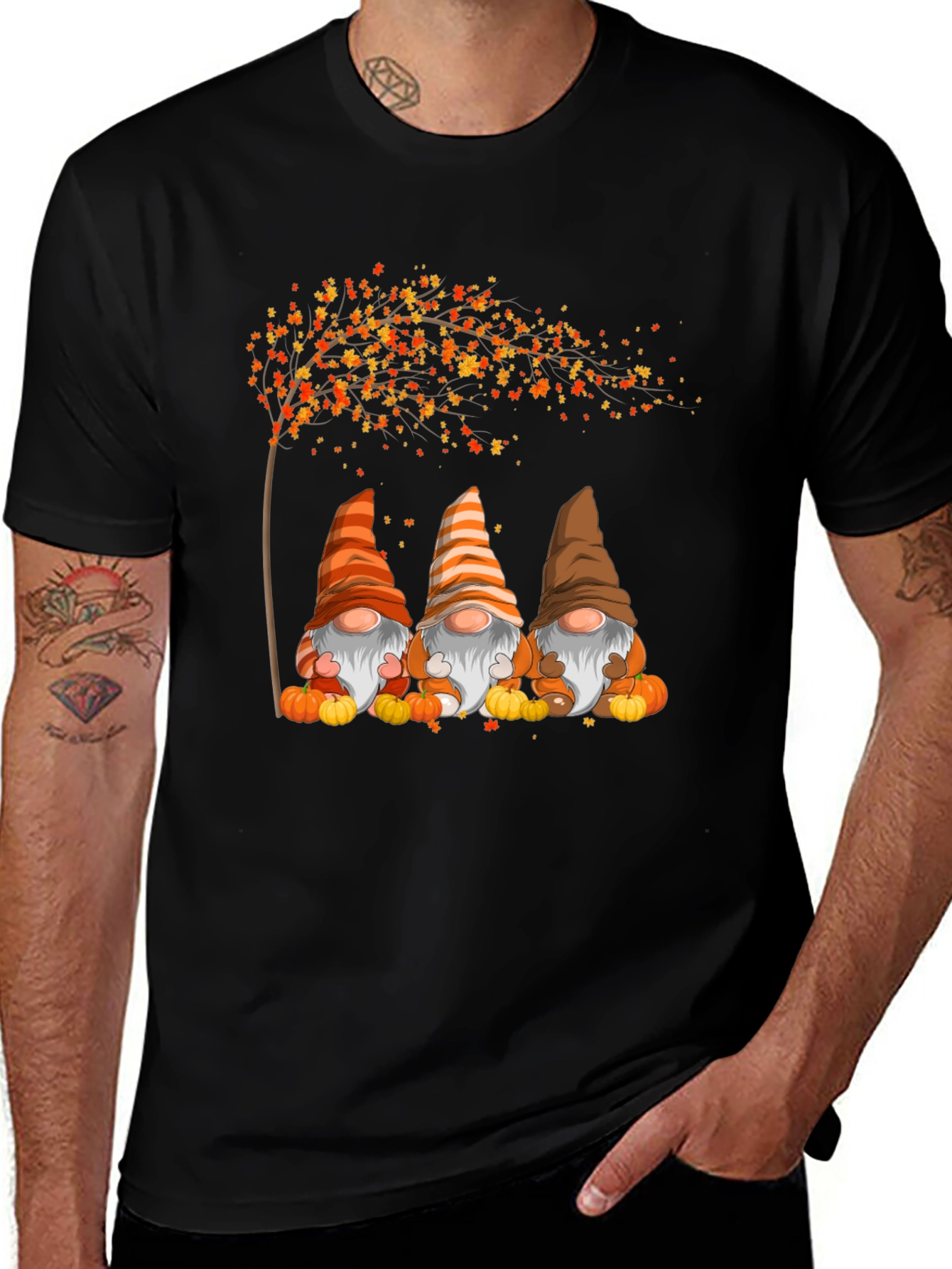 Fall Gnomes T-Shirt - Autumn Harvest