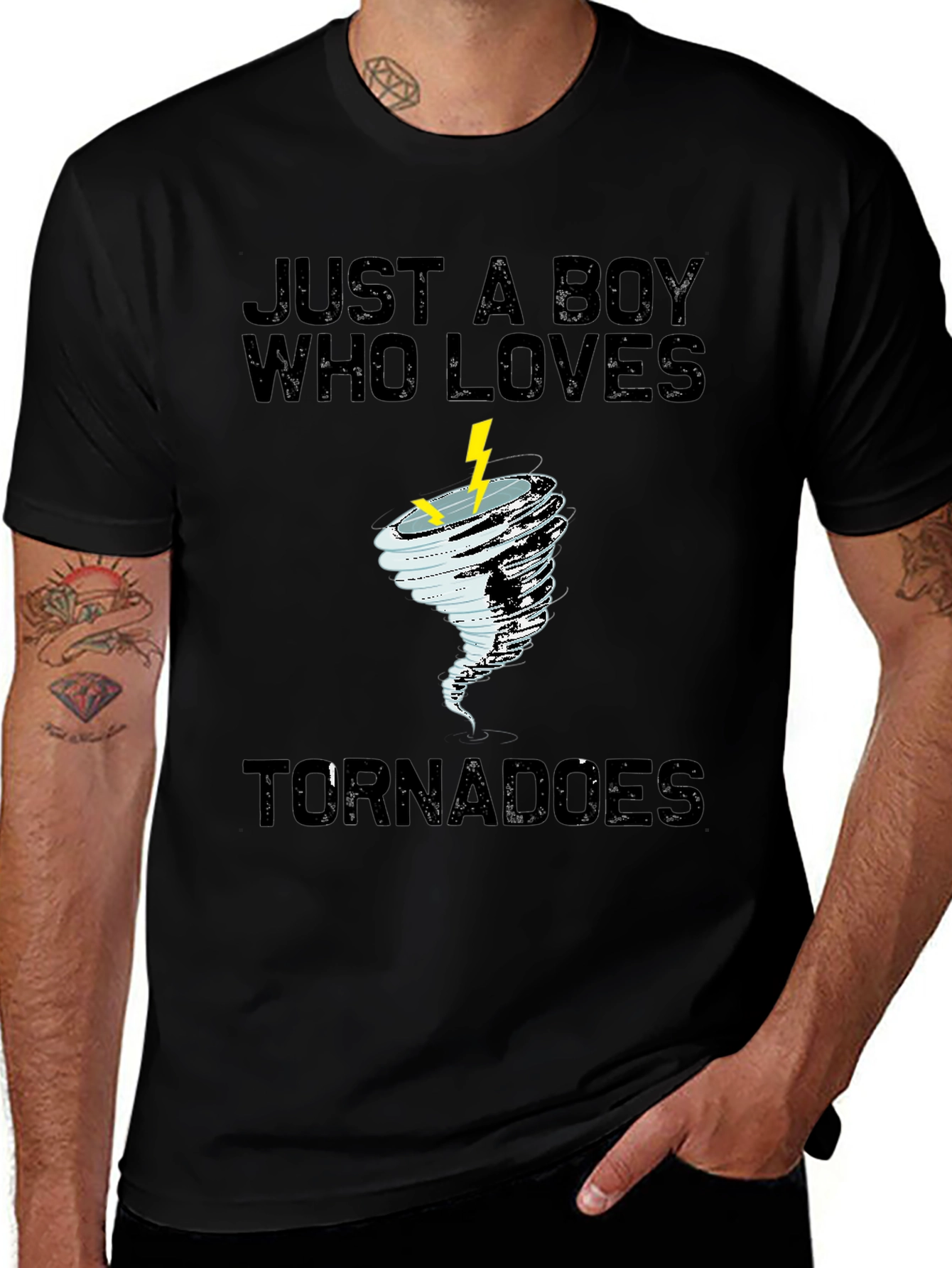 Just A Boy Who Loves Tornadoes T-Shirt
