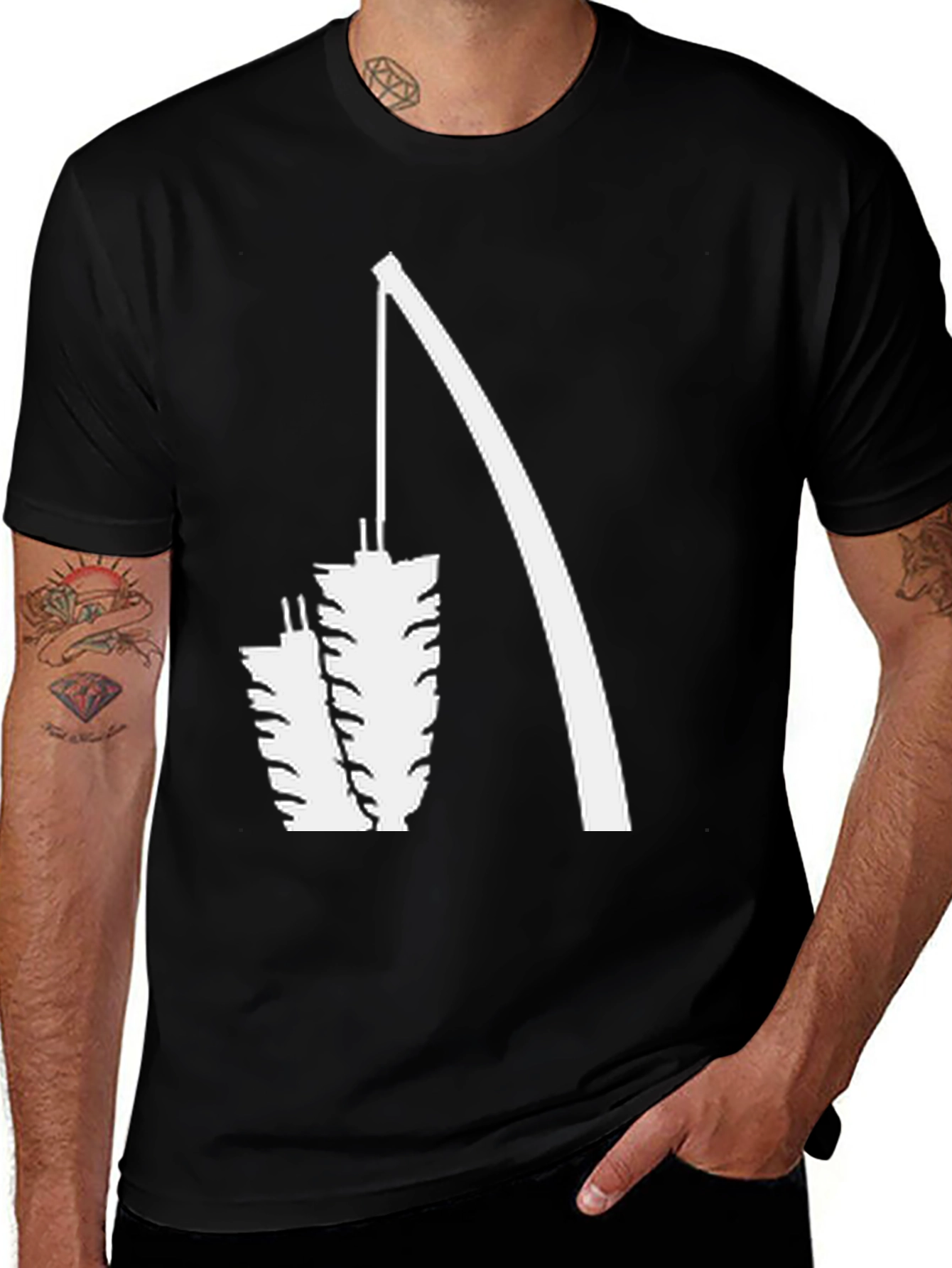 Variant 22 of Modern Architecture Tee - Gateway Arch Style