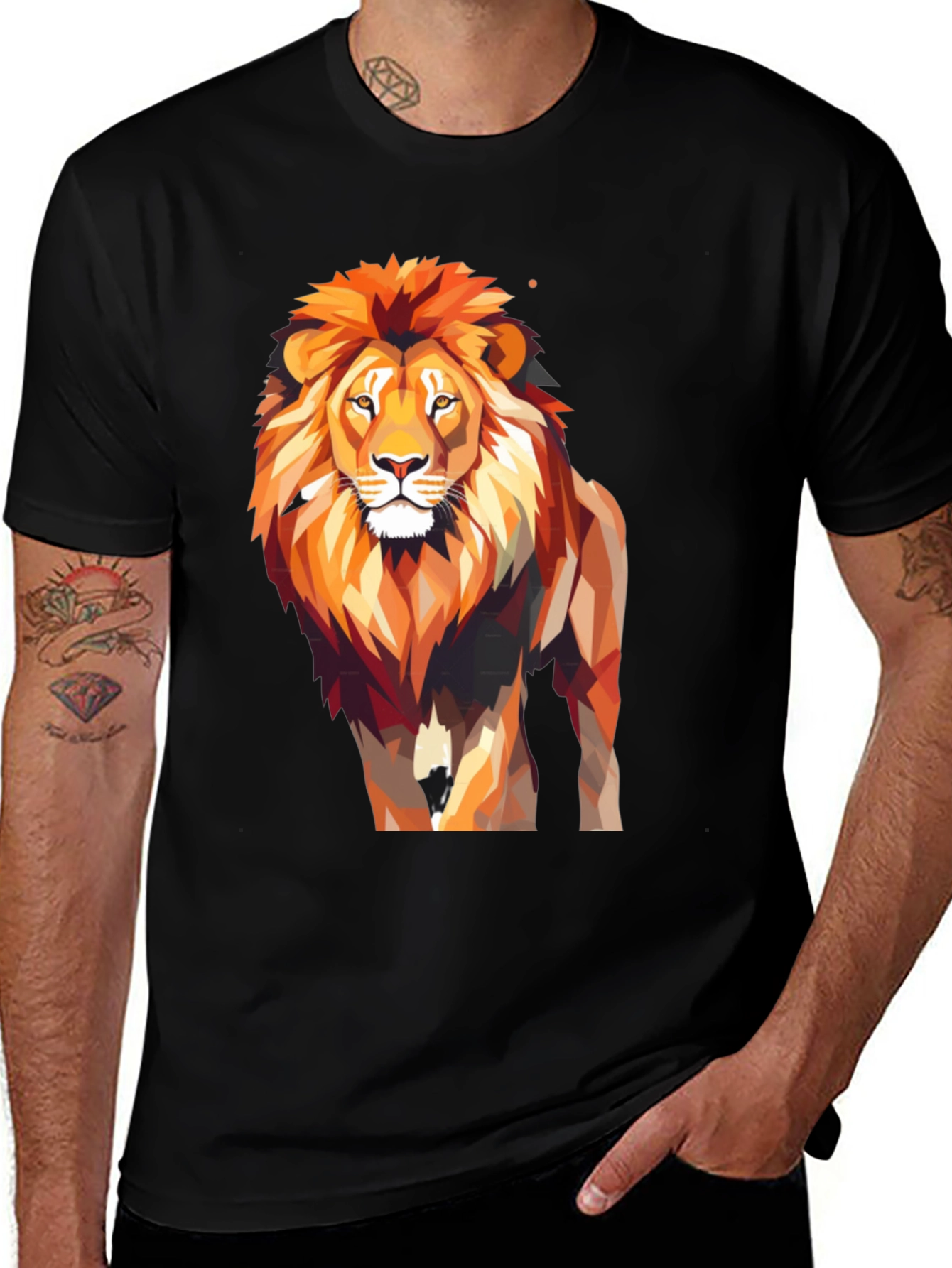 Variant 24 of Lion Graphic Tee - Bold Statement T-Shirt