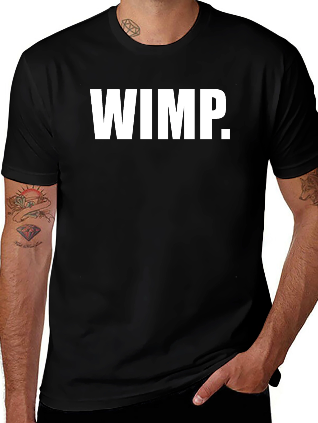 Variant 25 of WIMP Statement Tee - Bold Black T-Shirt