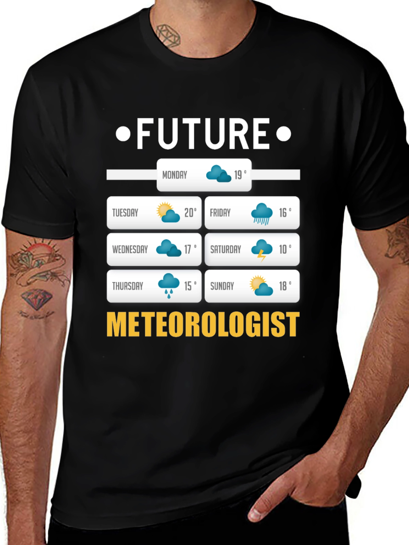 Variant 11 of Future Meteorologist T-Shirt