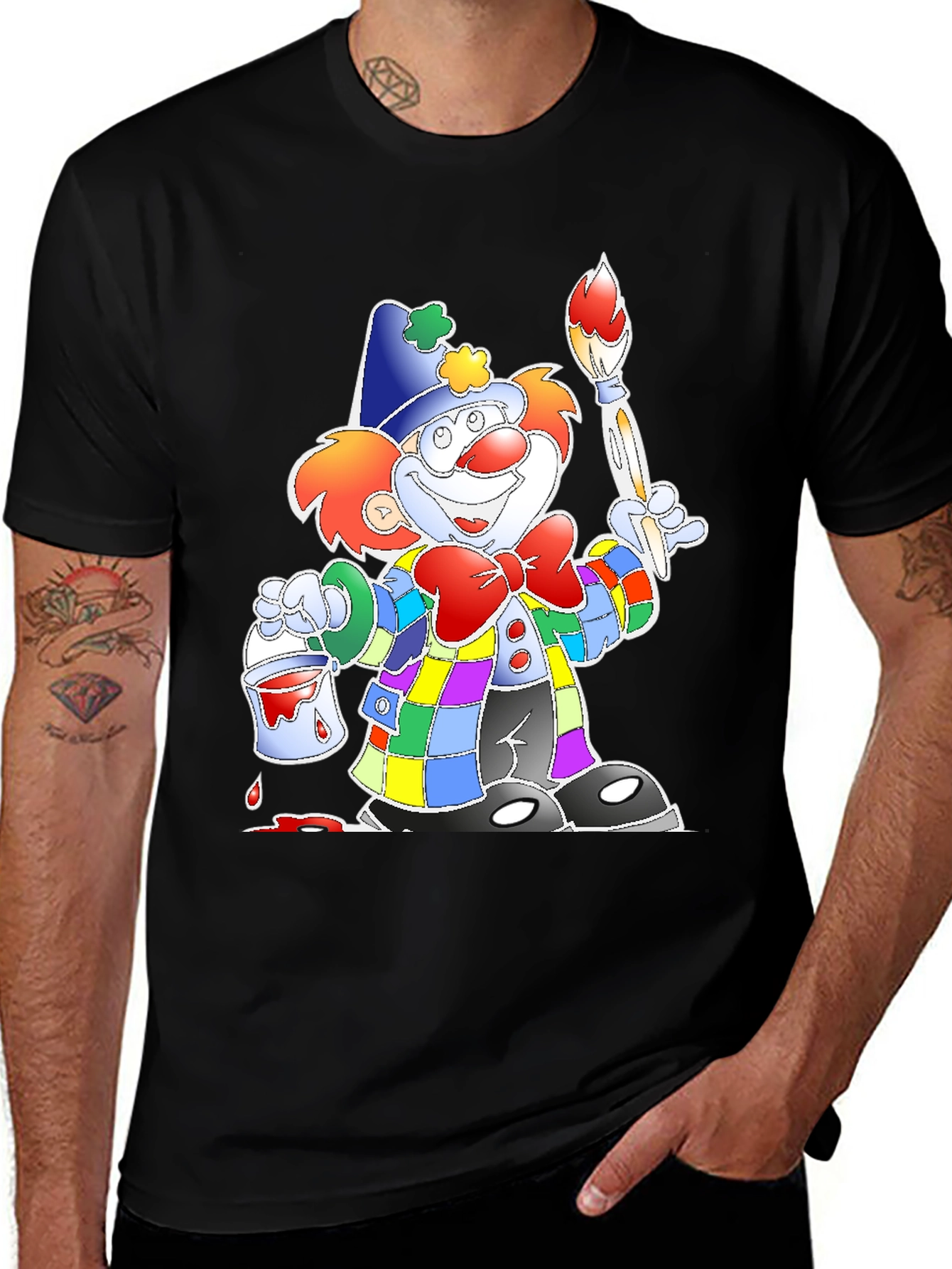 Variant 4 of Clown Artist Graphic T-Shirt