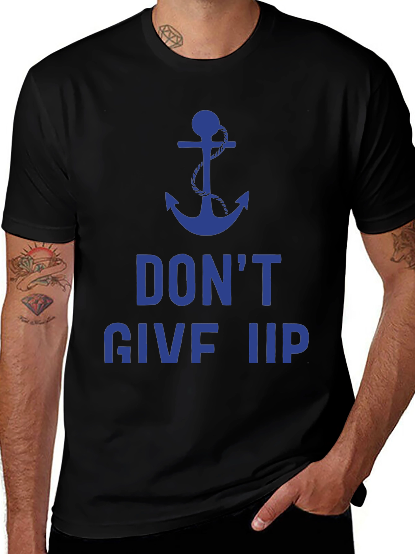 Variant 5 of Don't Give Up Anchor T-Shirt