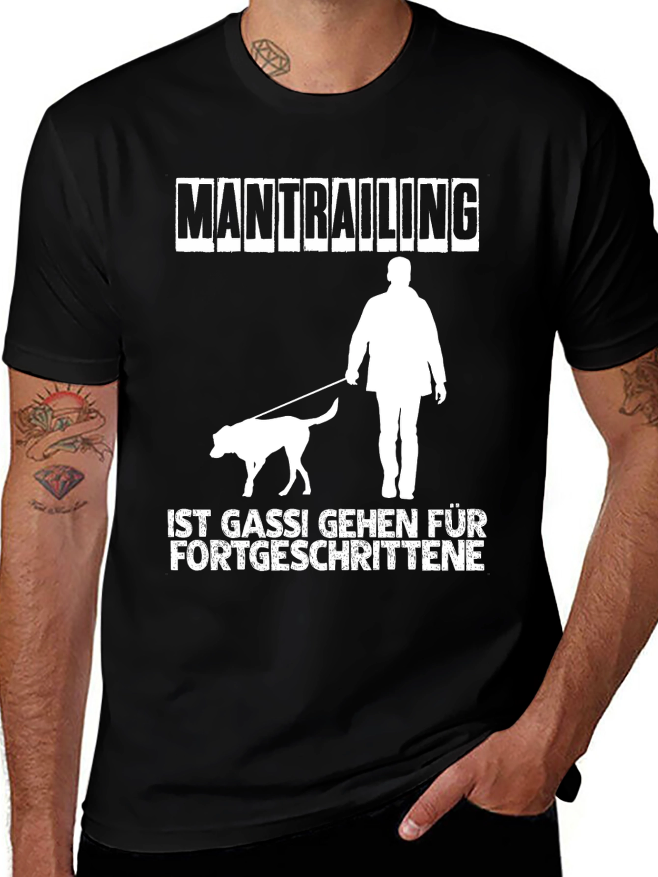 Variant 12 of Mantrailing Dog Lover's T-Shirt