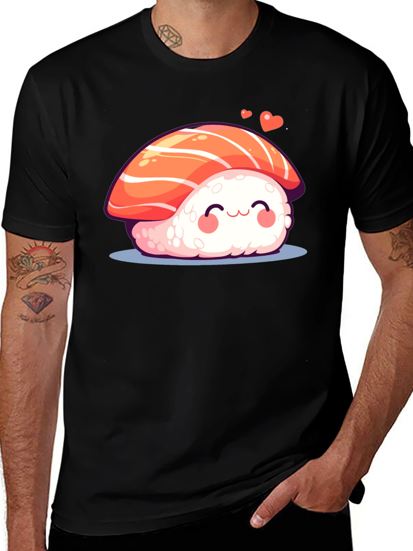Variant 13 of Cute Sushi Graphic Tee