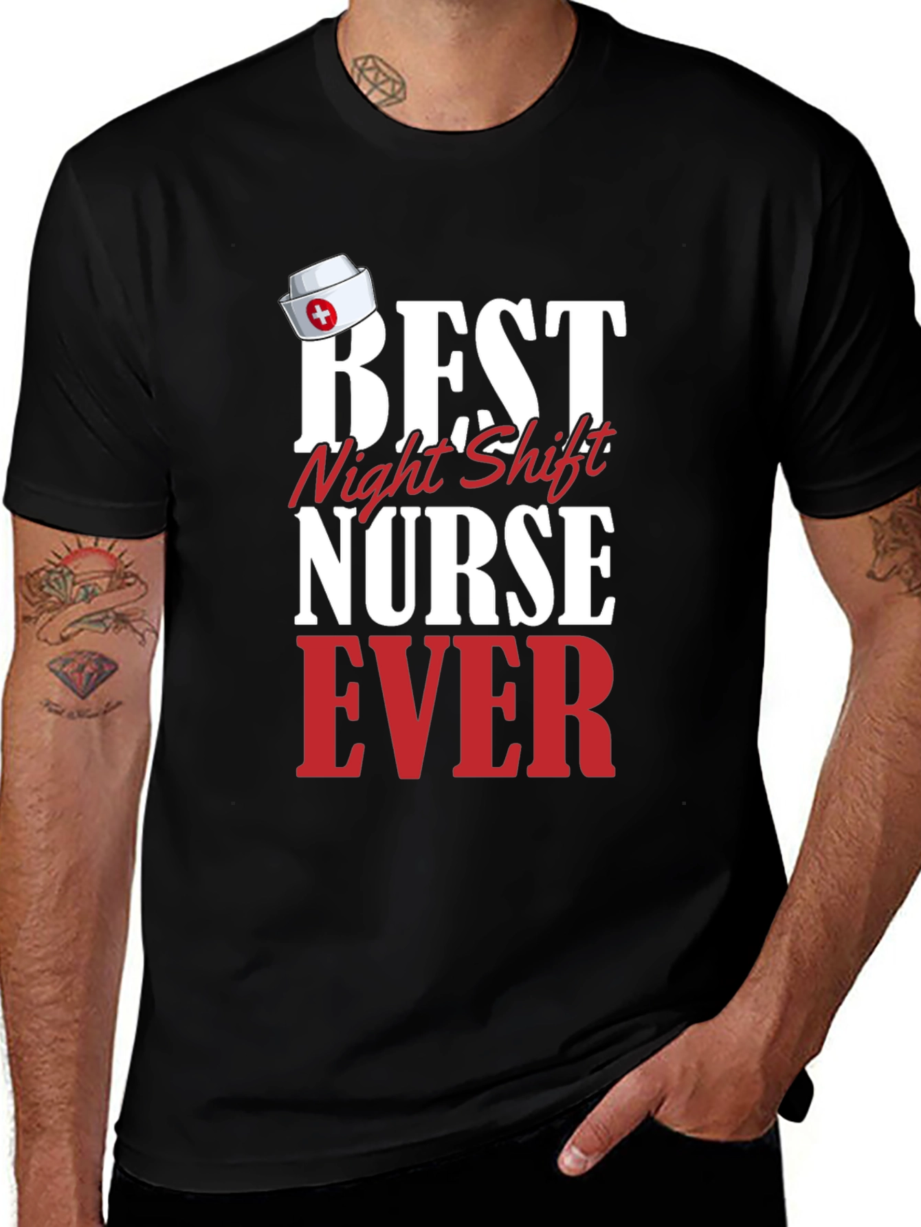 Variant 28 of Best Night Shift Nurse Ever T-Shirt