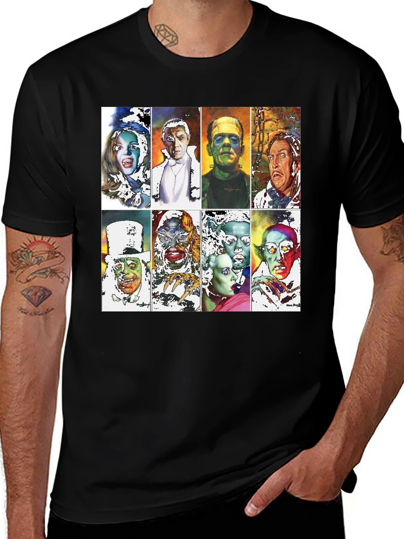 Variant 2 of Classic Horror Movie Monster T-Shirt