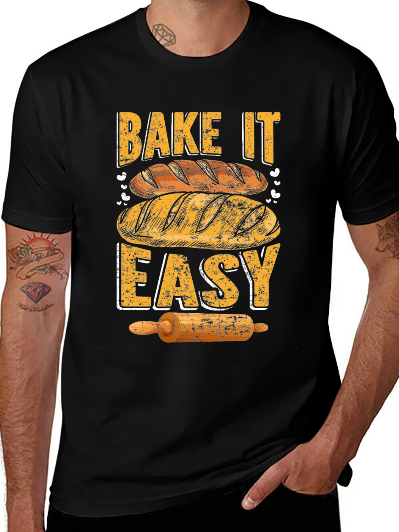 Variant 18 of Bake It Easy Funny Baking T-Shirt