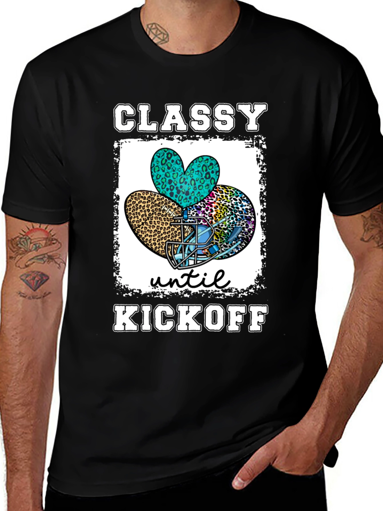 Variant 22 of Classy Until Kickoff Football T-Shirt