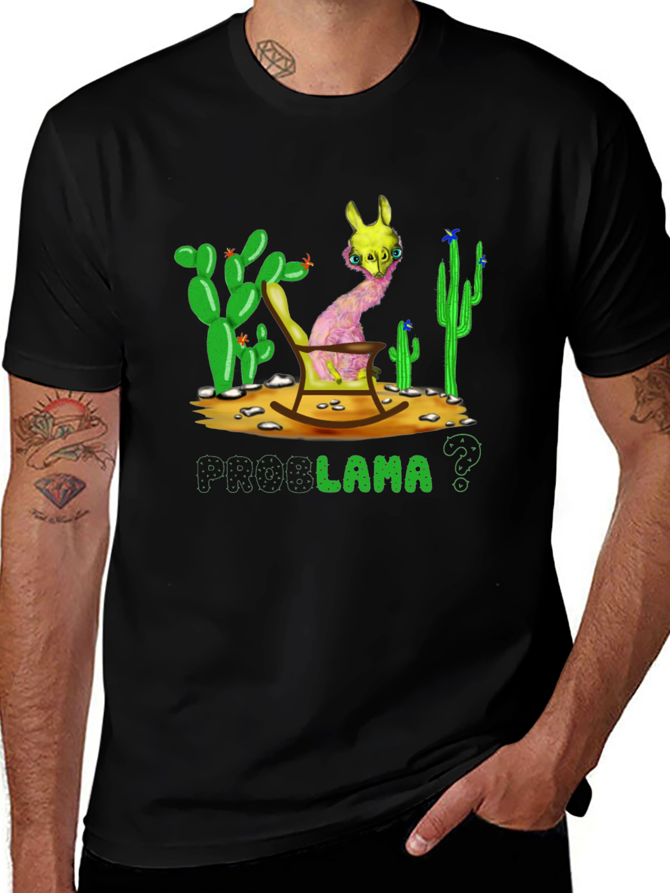 Variant 26 of Proclama Llama Graphic Tee - Novelty Desert Humor T-Shirt