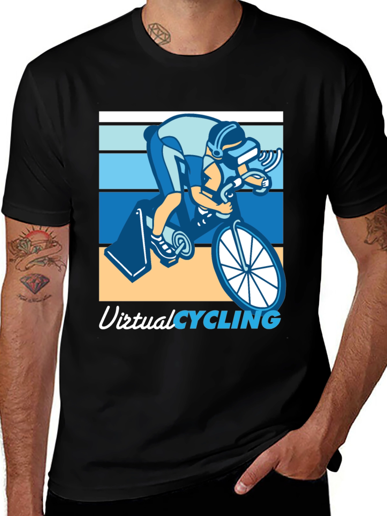 Variant 30 of Virtual Cycling VR T-Shirt