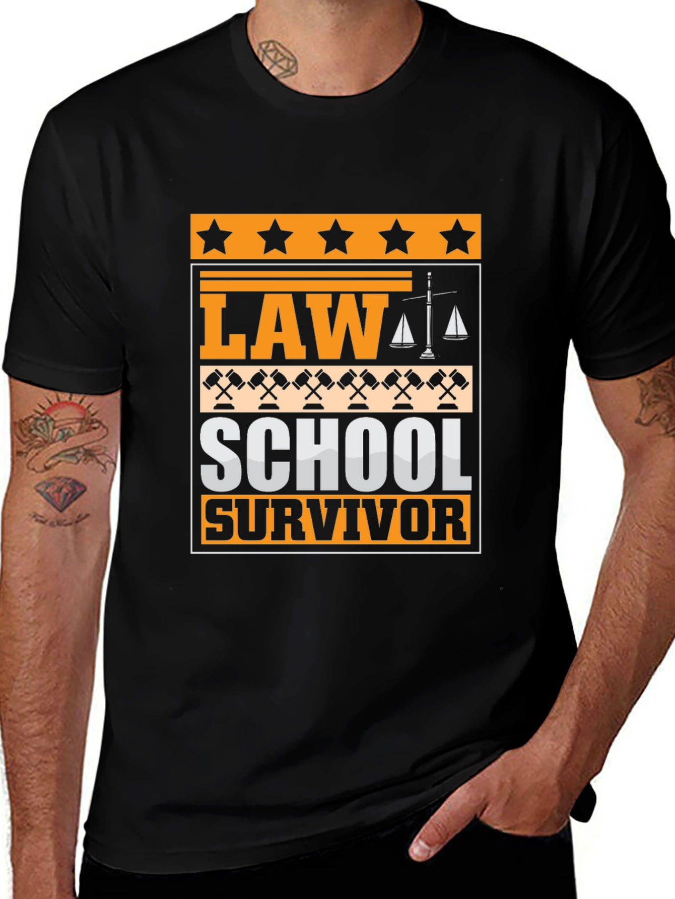 Variant 15 of Law School Survivor Graphic Tee