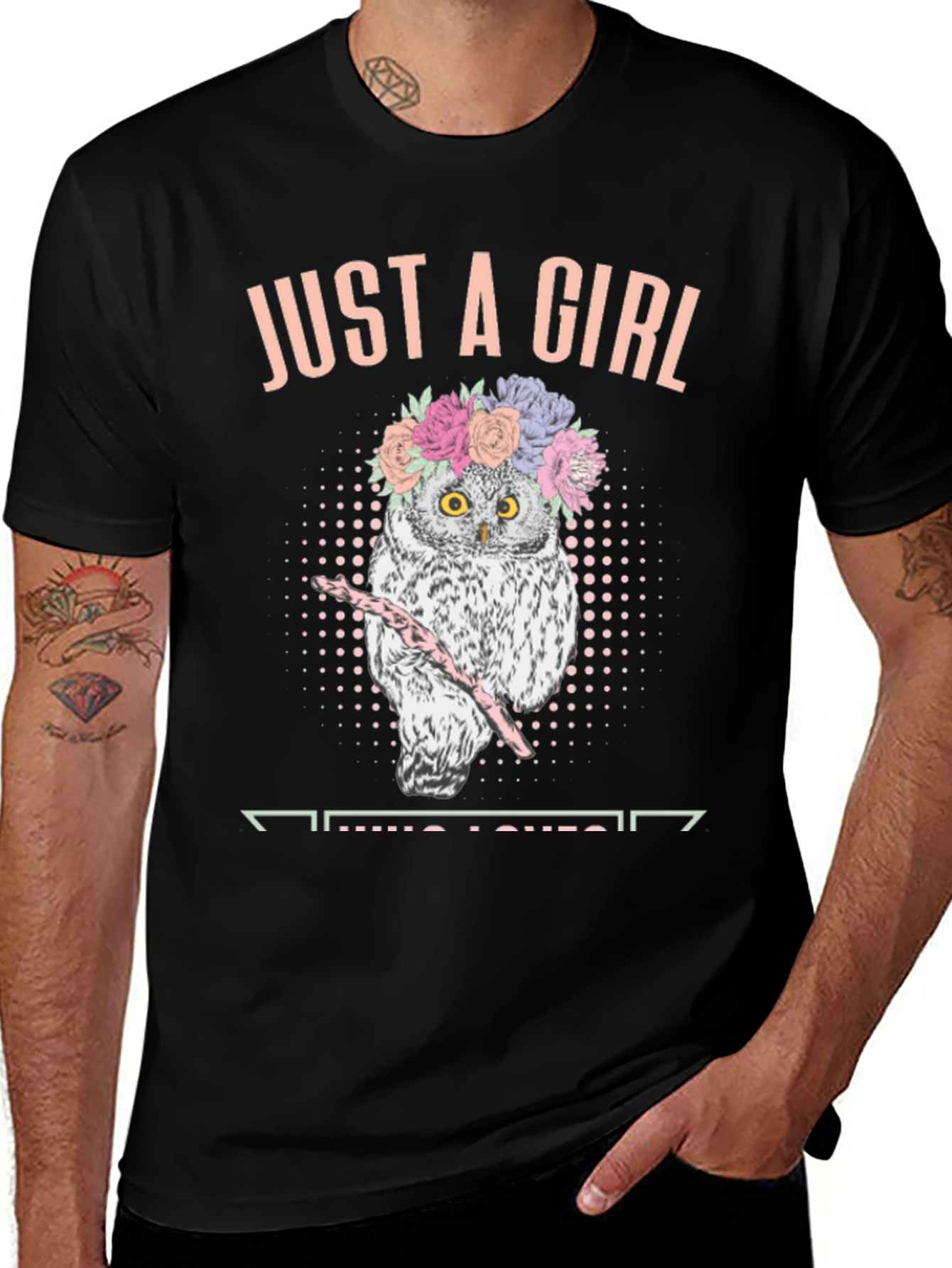 Just A Girl Who Loves Owls T-Shirt