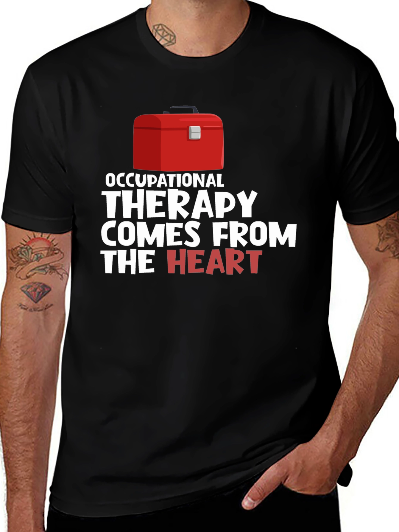 Variant 26 of Occupational Therapy Heart T-Shirt