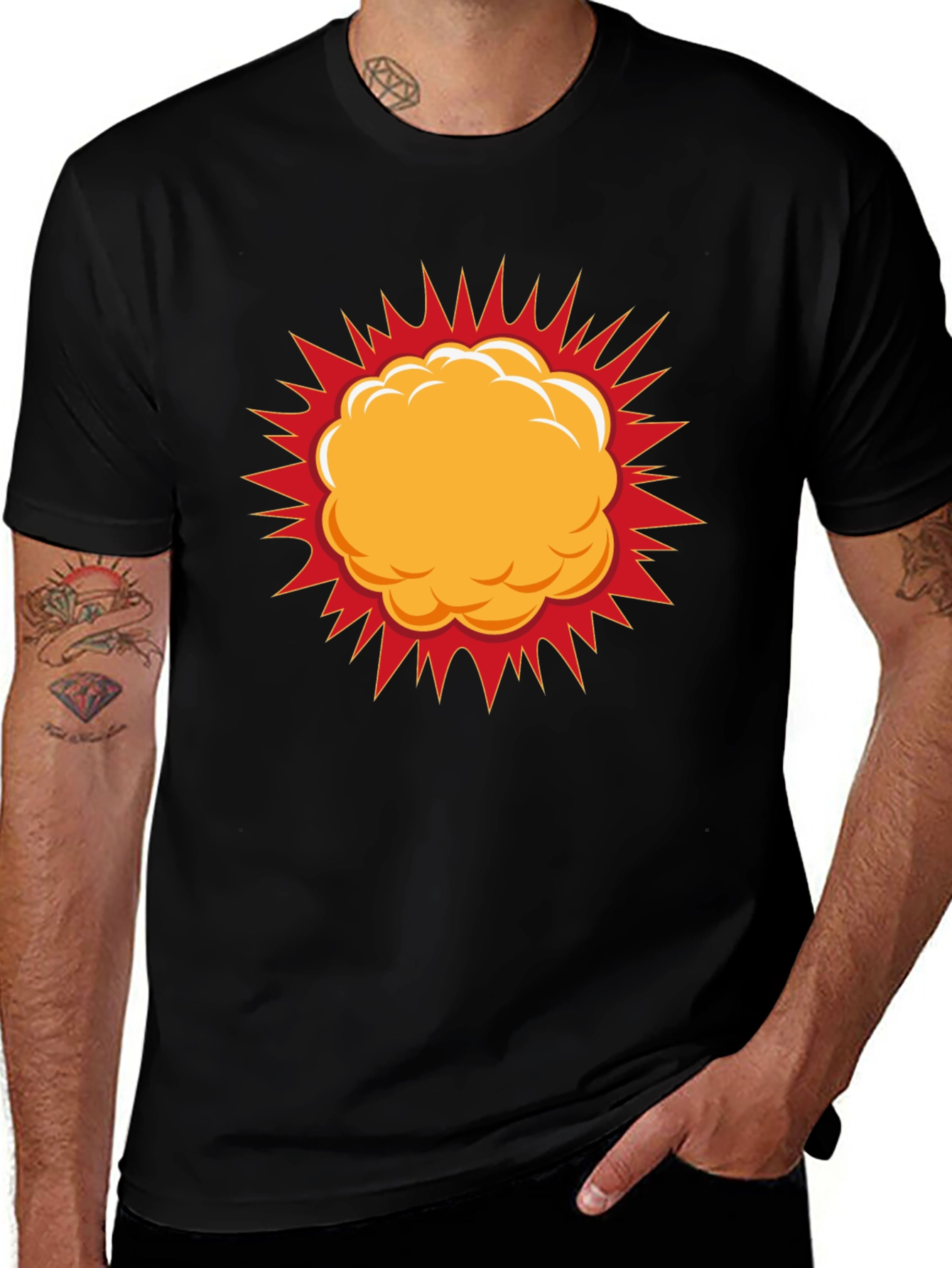 Variant 14 of Bold Explosion Graphic T-Shirt