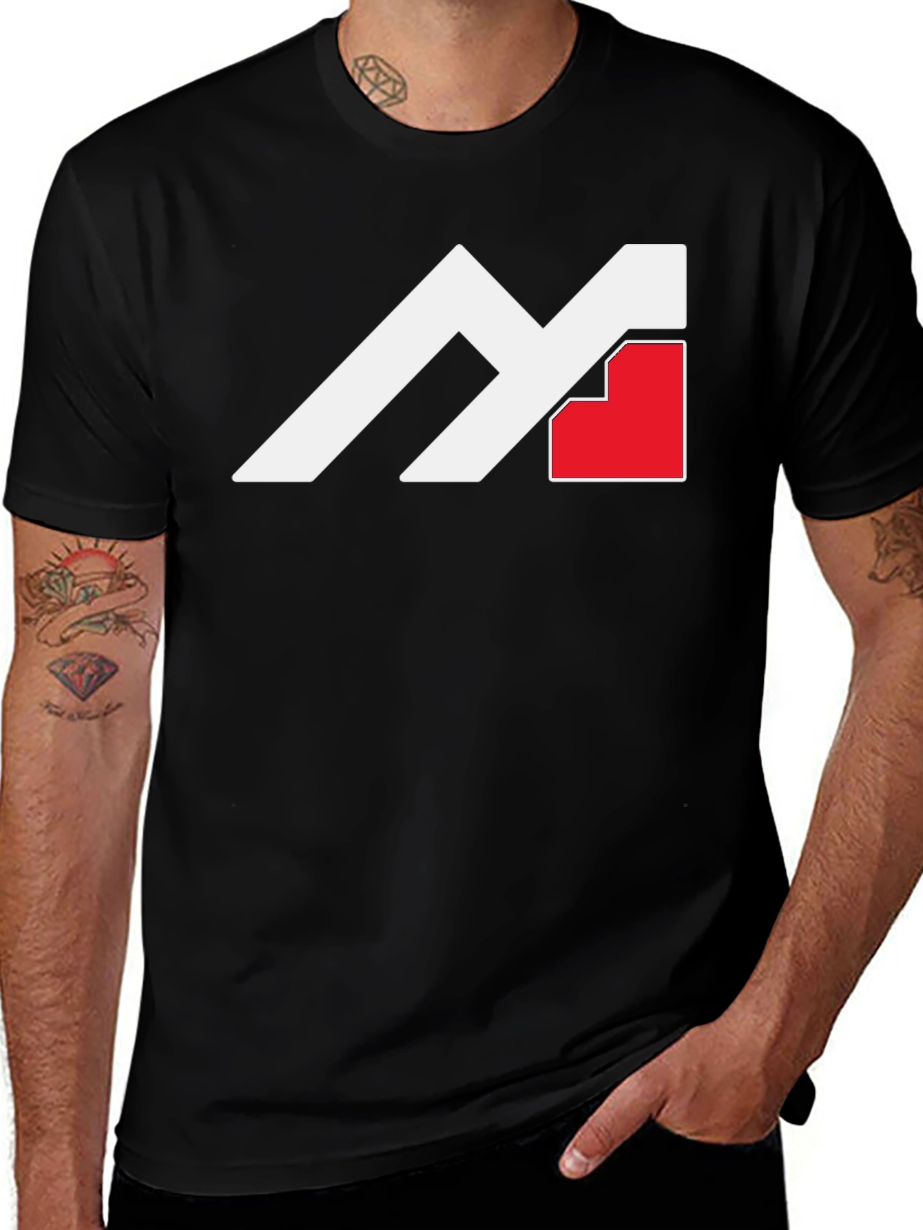 Variant 7 of Modern Graphic T-Shirt: Bold Logo Design
