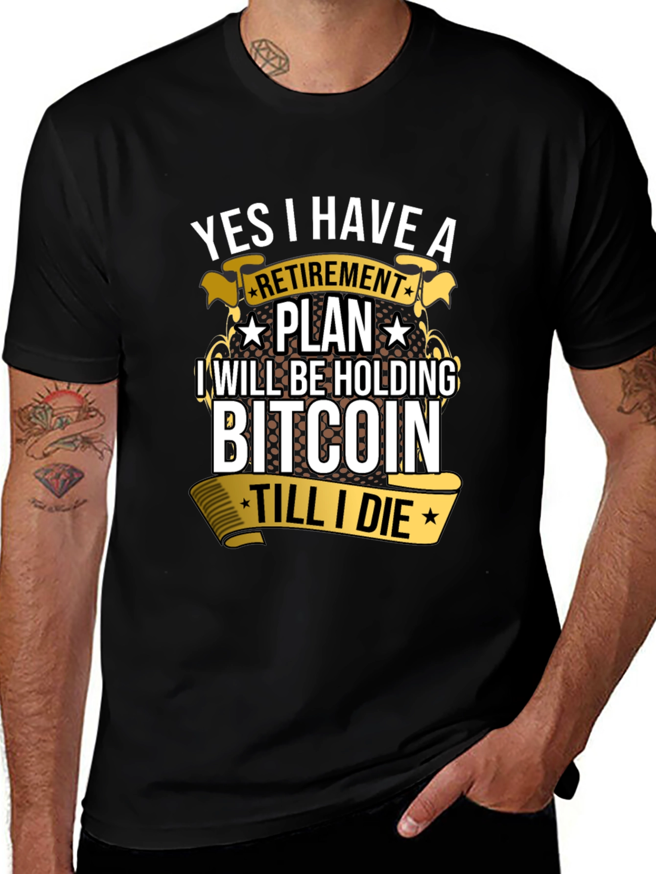 Bitcoin Retirement Plan Graphic Tee