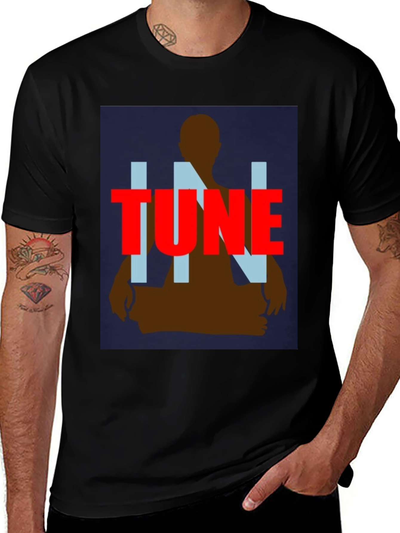 Variant 9 of Tune In Meditation Graphic T-Shirt
