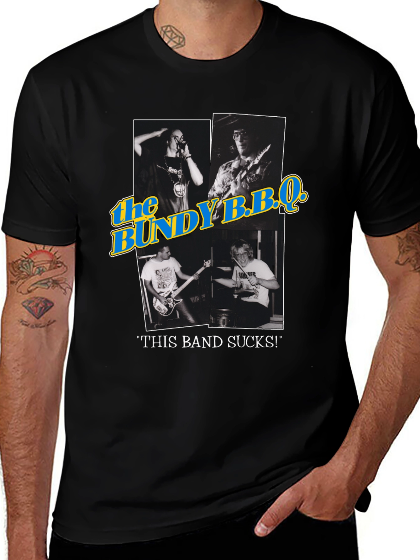 Variant 28 of The Bundy B.B.Q. Band T-Shirt - Black