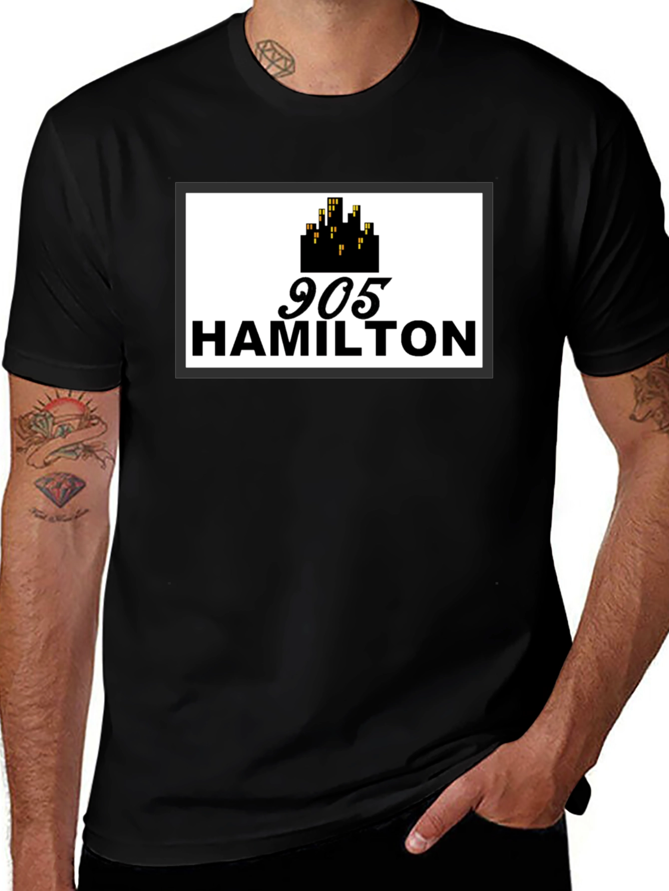 905 Hamilton Black T-Shirt - City Pride