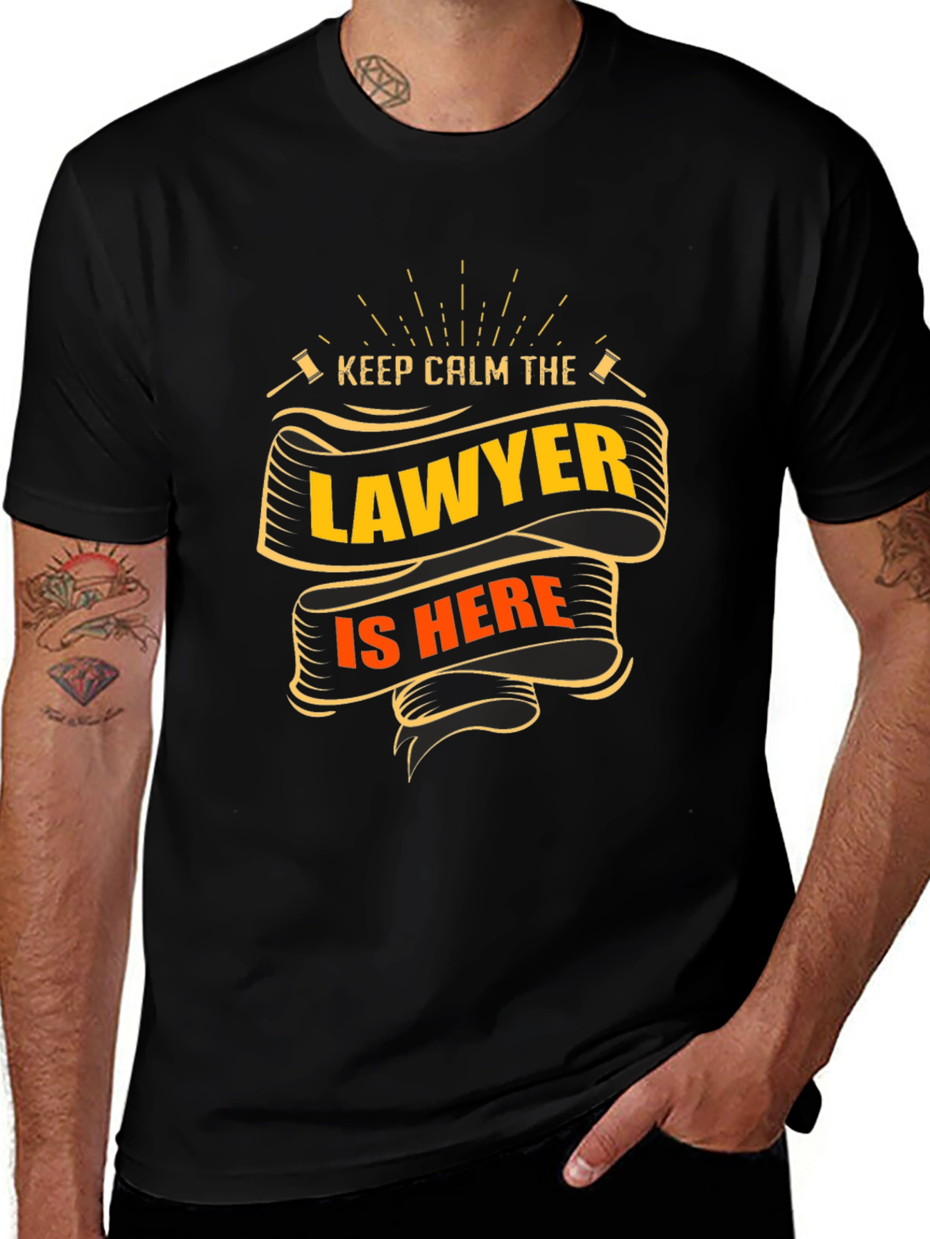Lawyer T-Shirt - Keep Calm The Lawyer Is Here