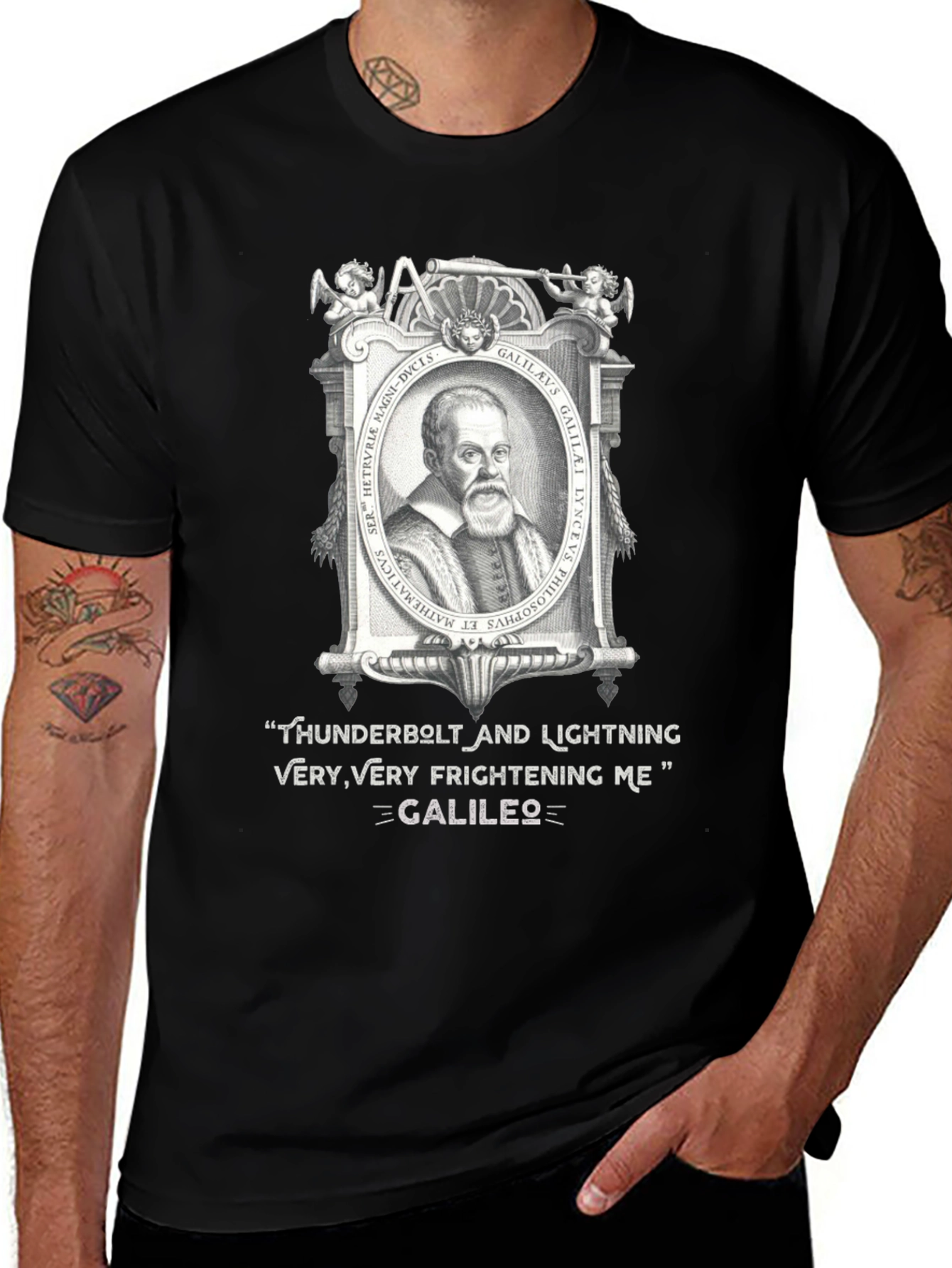 Variant 25 of Galileo Portrait Graphic T-Shirt
