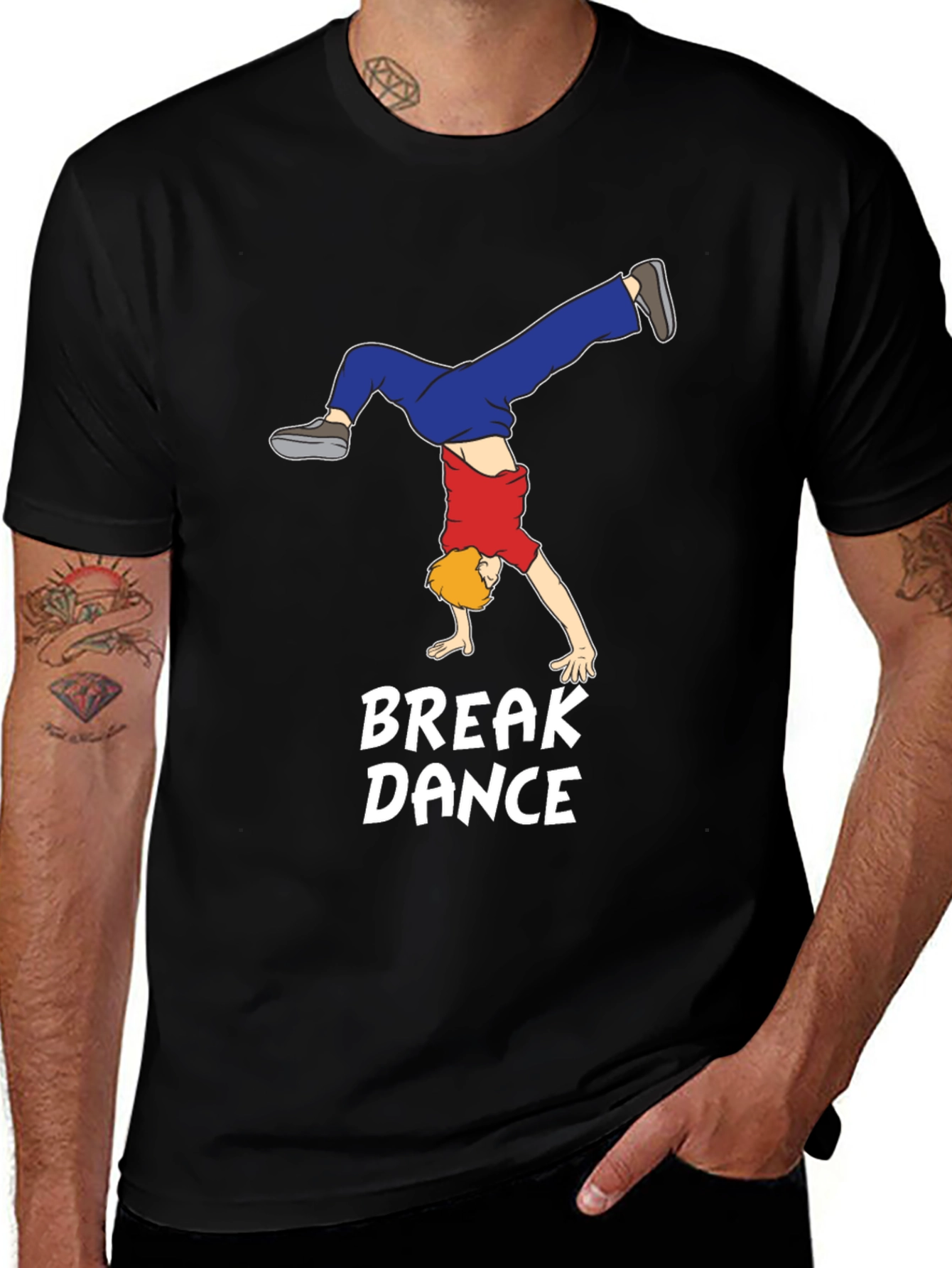 Variant 29 of Break Dance T-Shirt: Stylish Cotton Tee for Dance Lovers