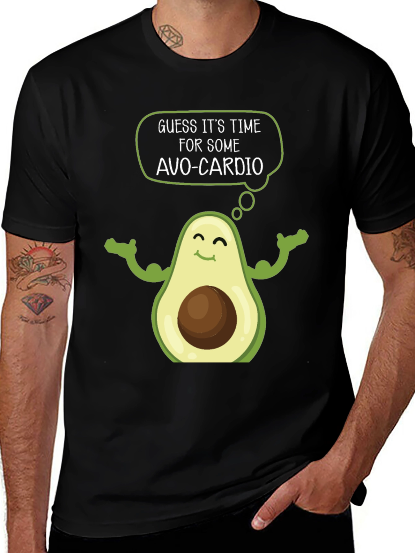 Avo-Cardio Funny Workout T-Shirt