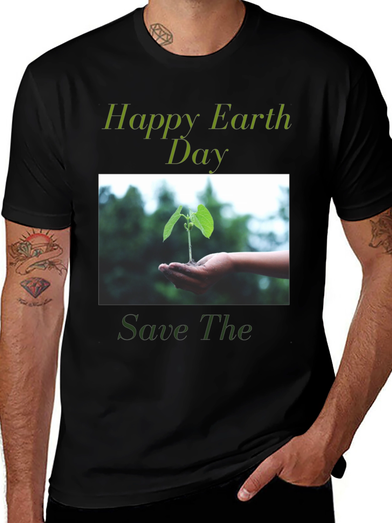 Happy Earth Day Graphic Tee - Save the Planet T-Shirt