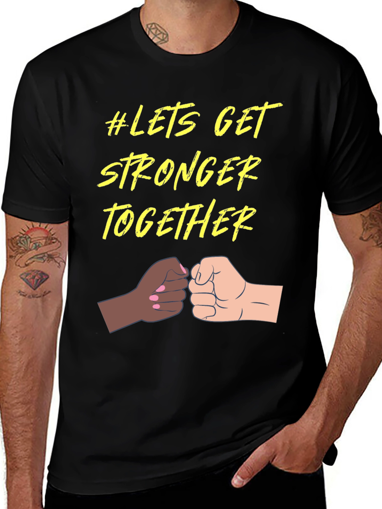 Let's Get Stronger Together Unisex T-Shirt