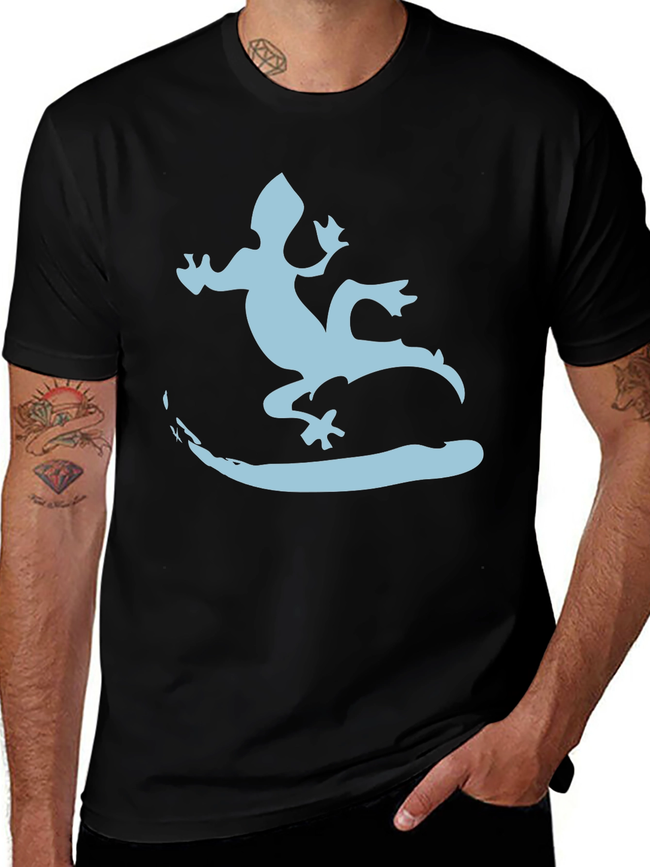 Variant 20 of Lizard Graphic Tee - Cool Casual Style