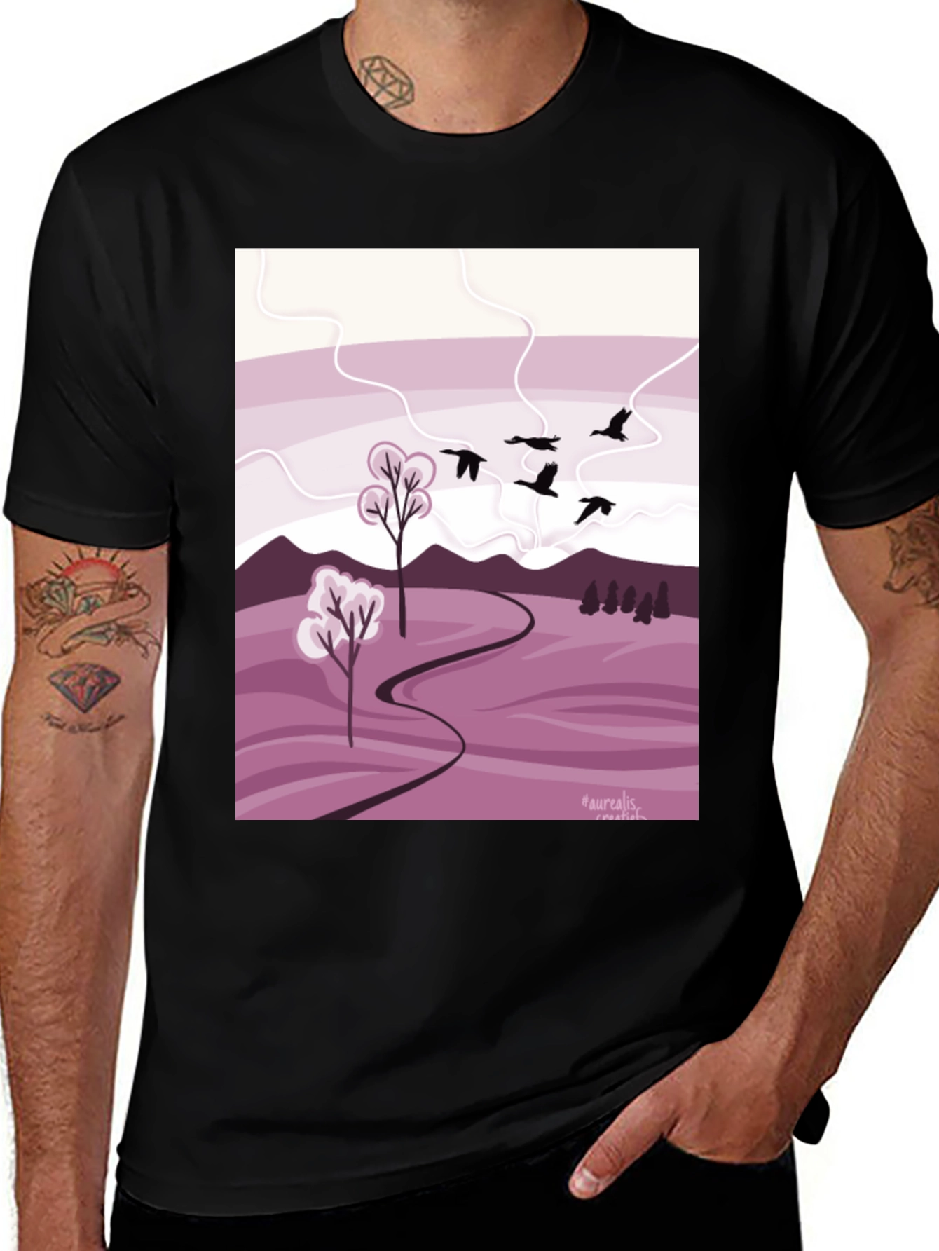 Variant 18 of Scenic Landscape Tee