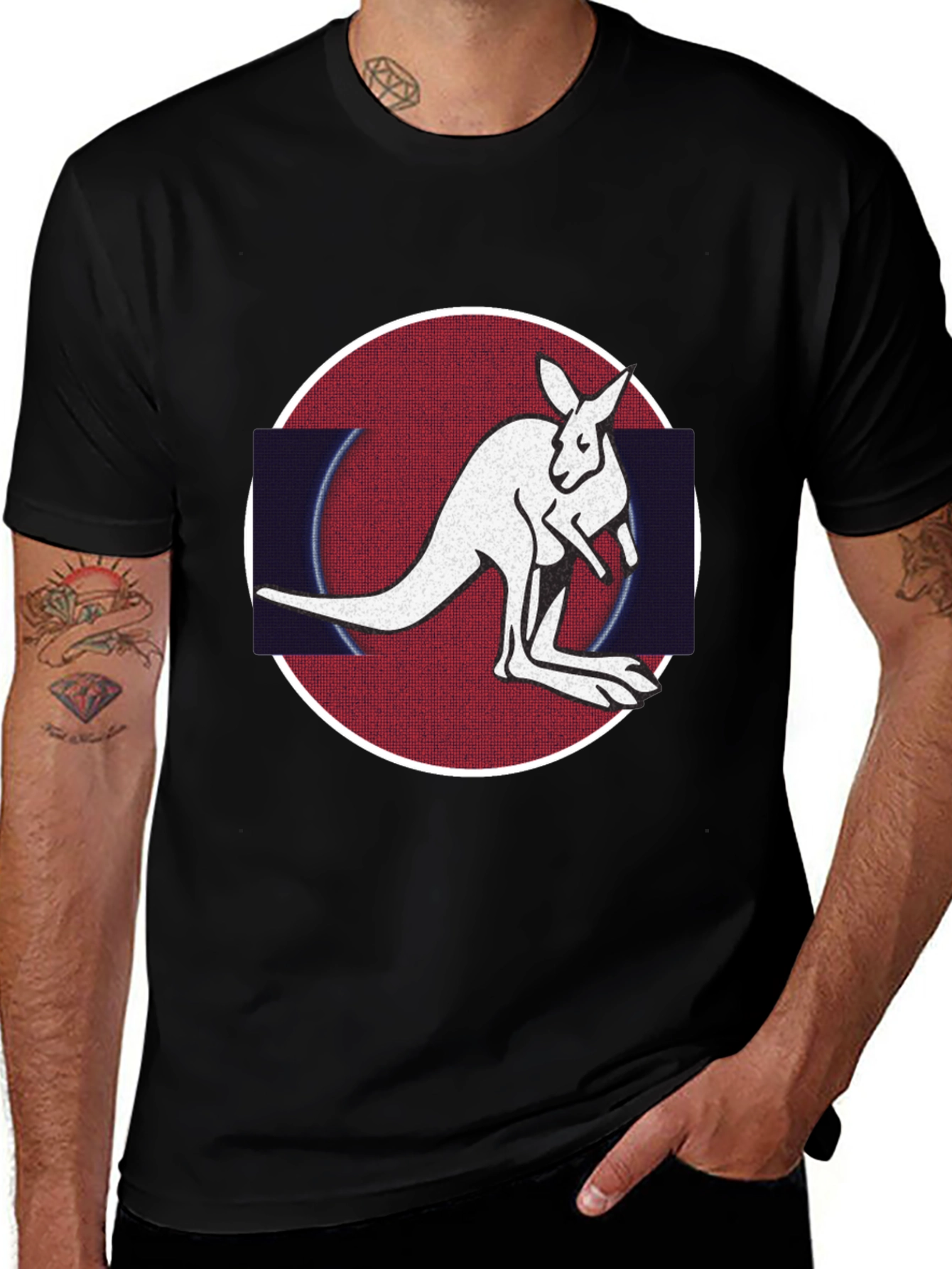 Variant 18 of Kangaroo Graphic T-Shirt