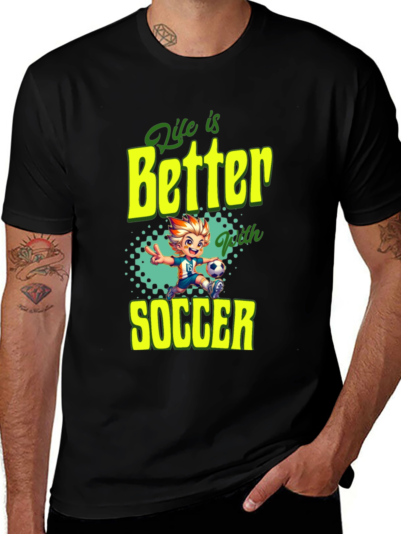Variant 9 of Life is Better with Soccer T-Shirt