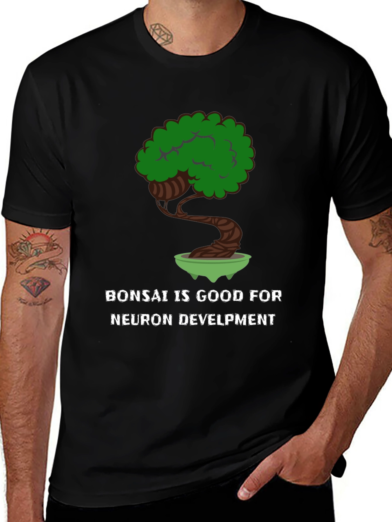 Variant 12 of Bonsai Neuron Development Graphic Tee