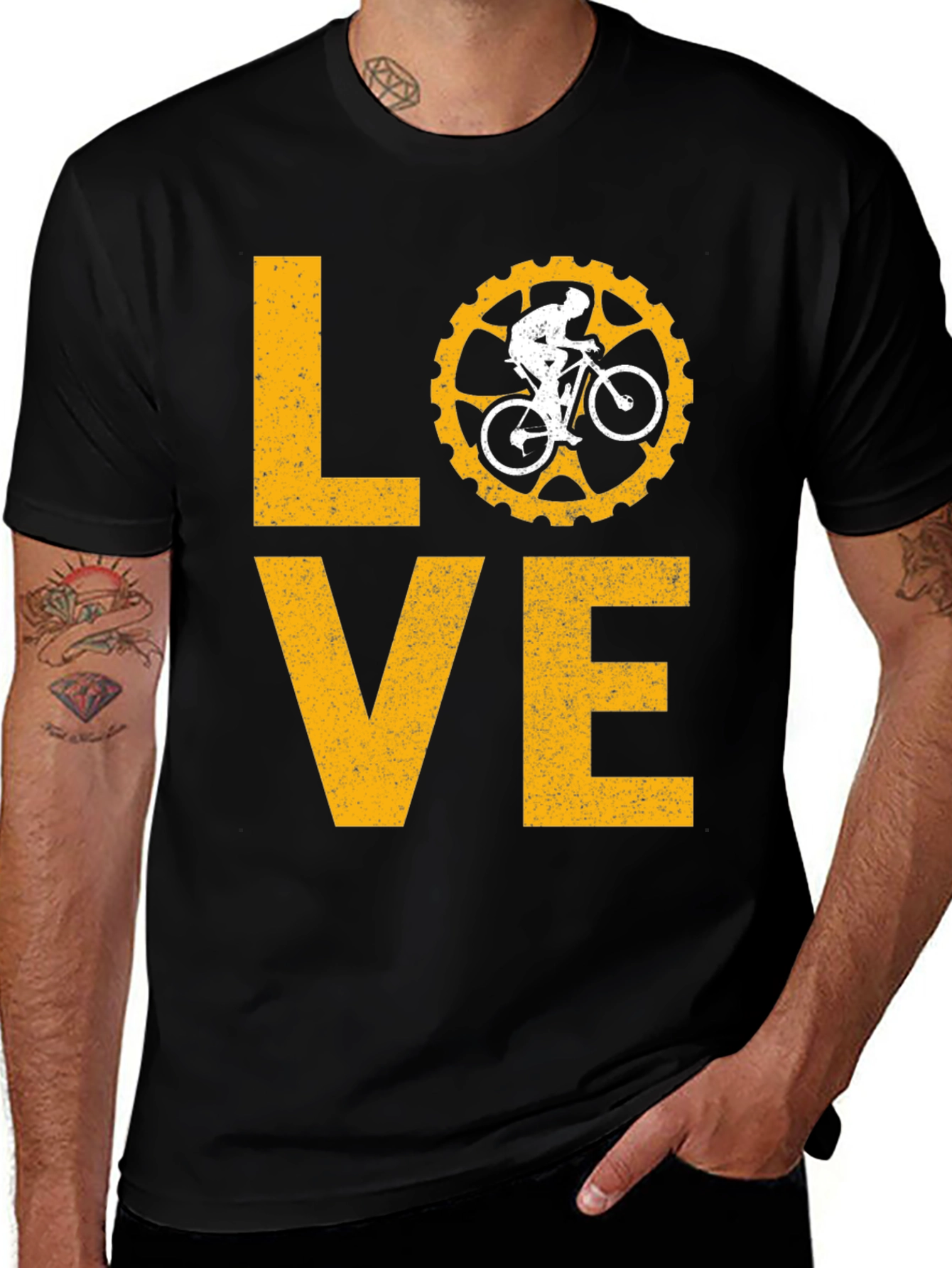 Love Cycling Graphic Tee - Bike Lover Shirt