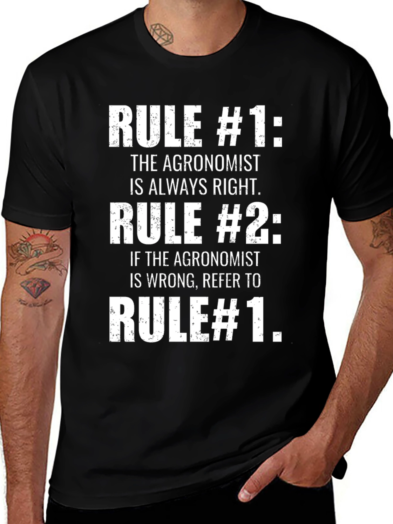 Agronomist Rules T-Shirt - Funny Farming Gift