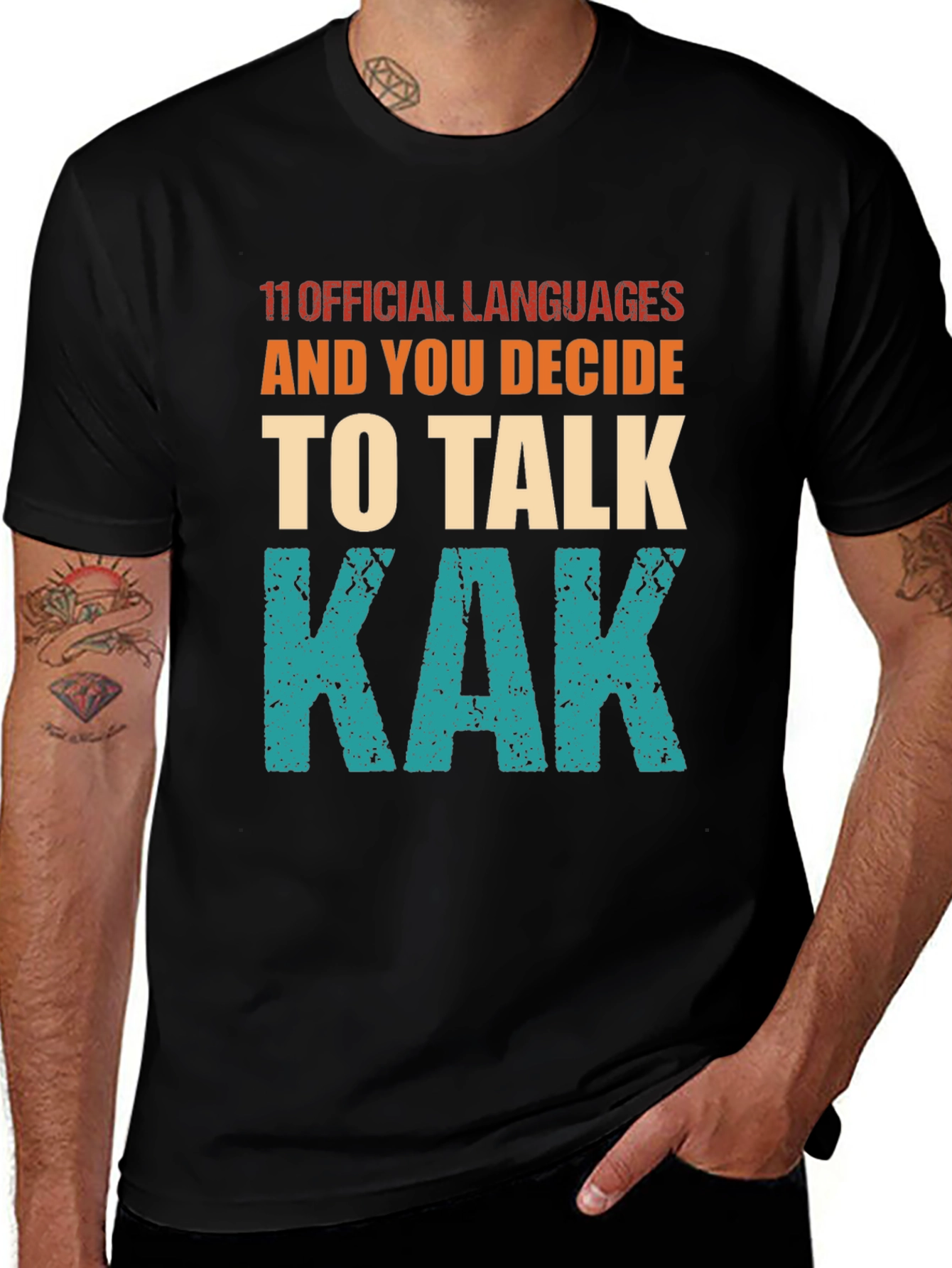Variant 30 of 11 Official Languages KAK T-Shirt