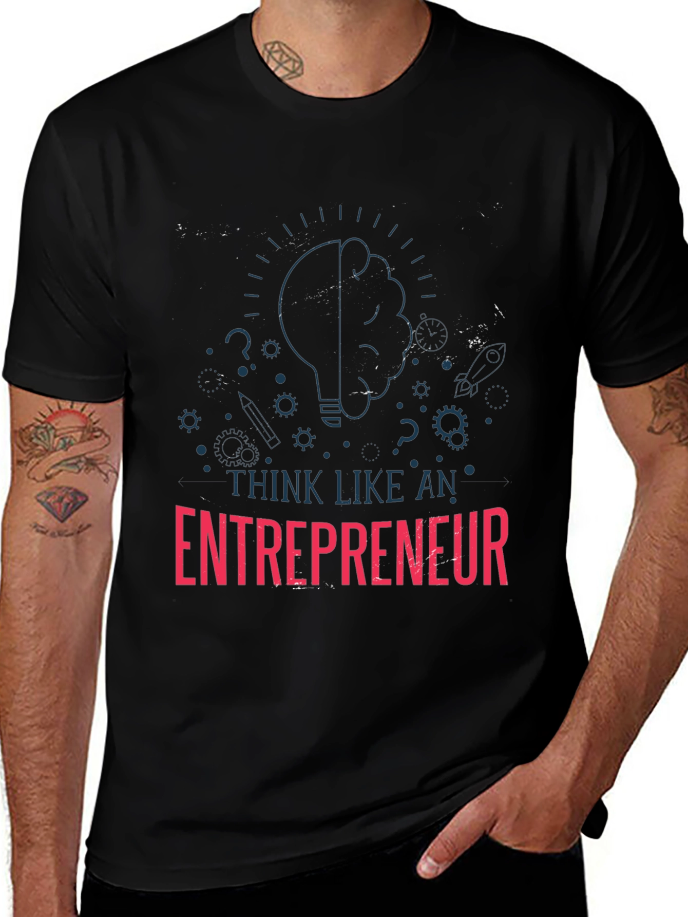 Variant 23 of Think Like An Entrepreneur T-Shirt
