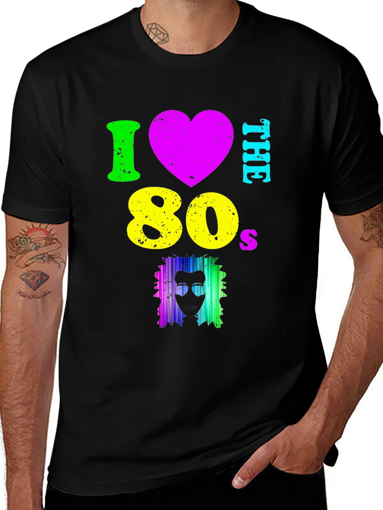 I Love the 80s Retro Graphic T-Shirt