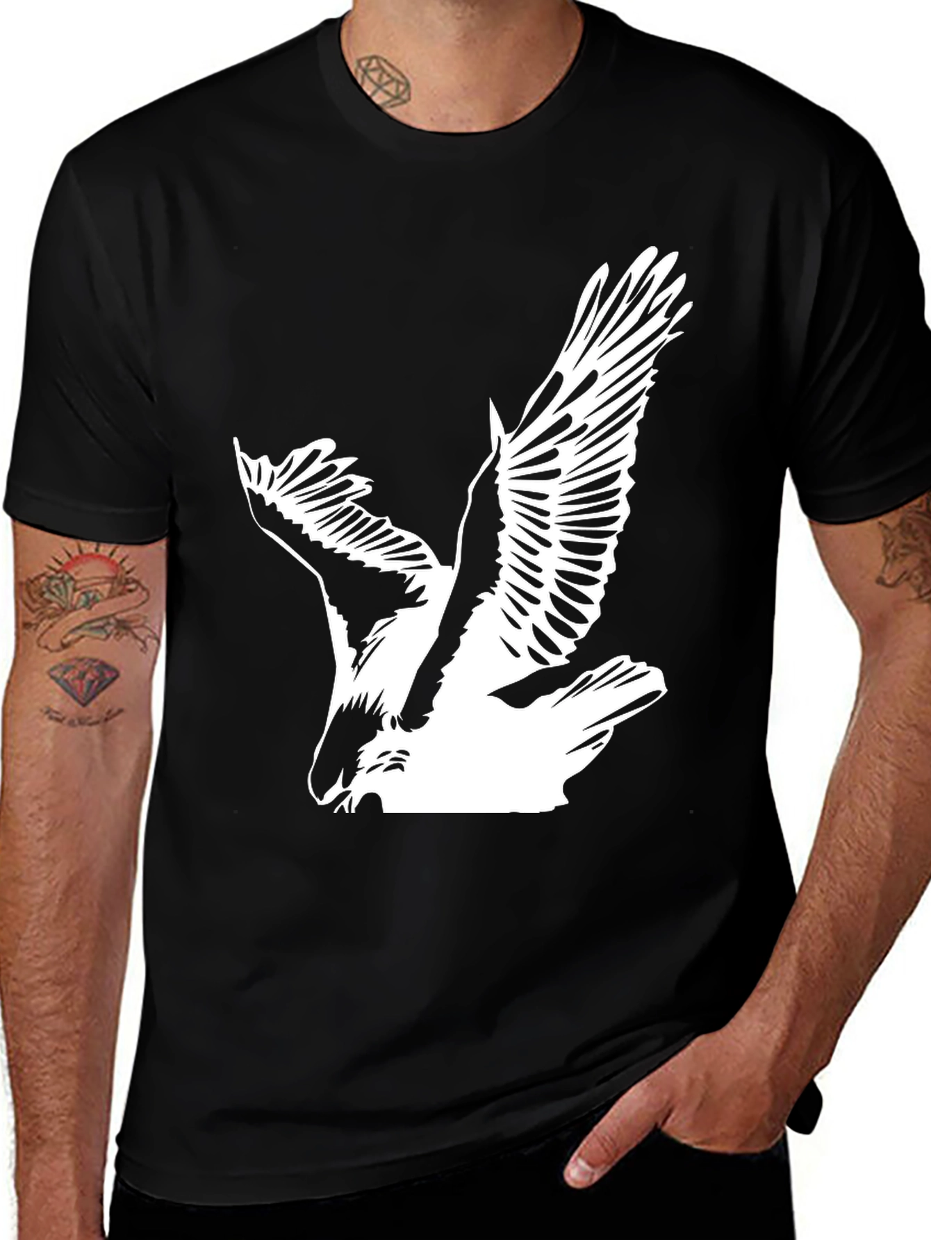 Variant 22 of Black Eagle Graphic Tee