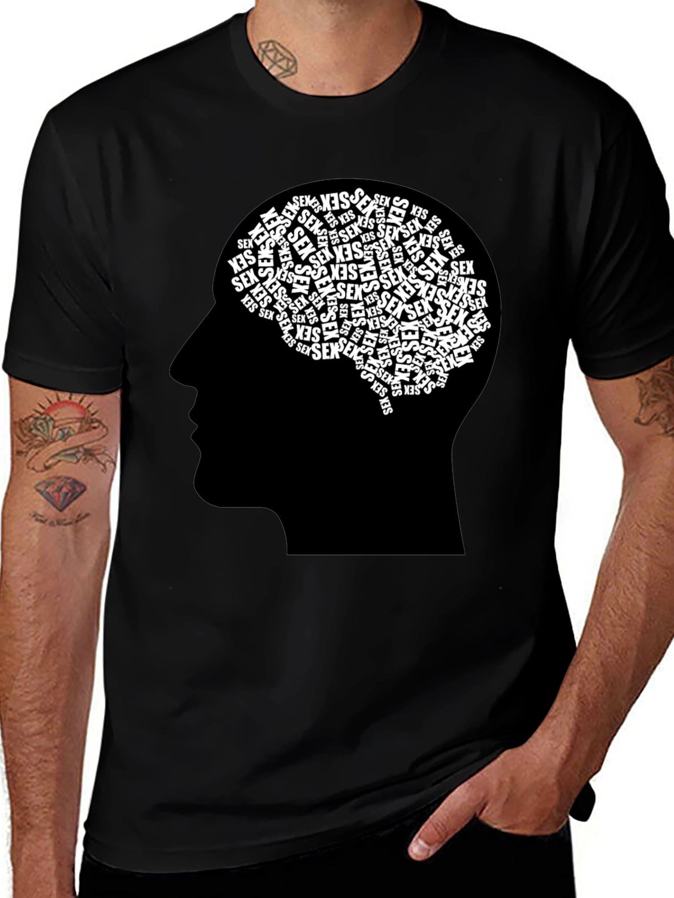 Brain Sex T-Shirt - Funny Adult Humor Graphic Tee