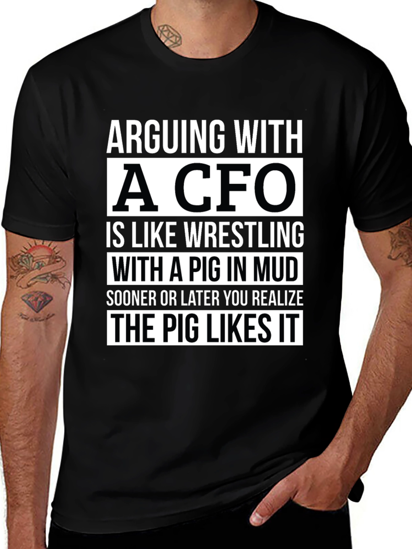 Variant 14 of Arguing with a CFO T-Shirt Funny Finance Gift
