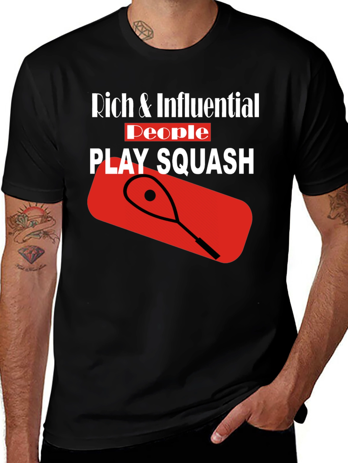 Variant 12 of Rich & Influential Play Squash T-Shirt