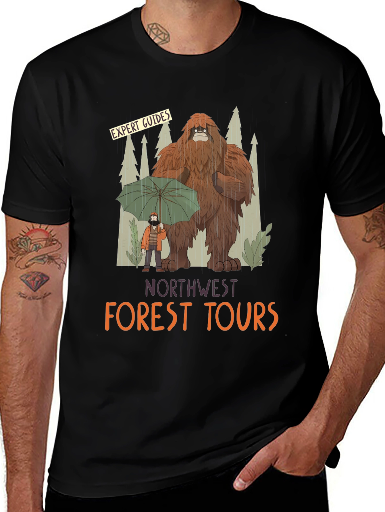 Northwest Forest Tours Bigfoot T-Shirt