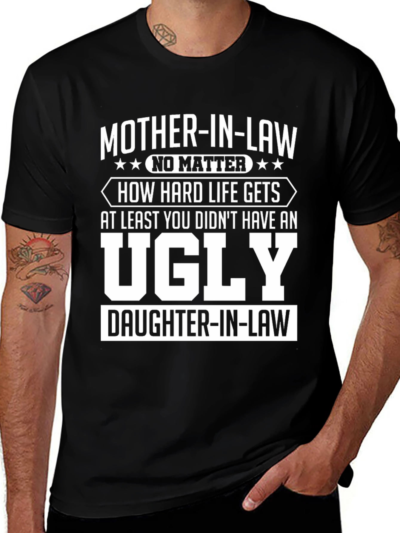 Variant 26 of Funny Mother-in-Law T-Shirt - Ugly Daughter-in-Law