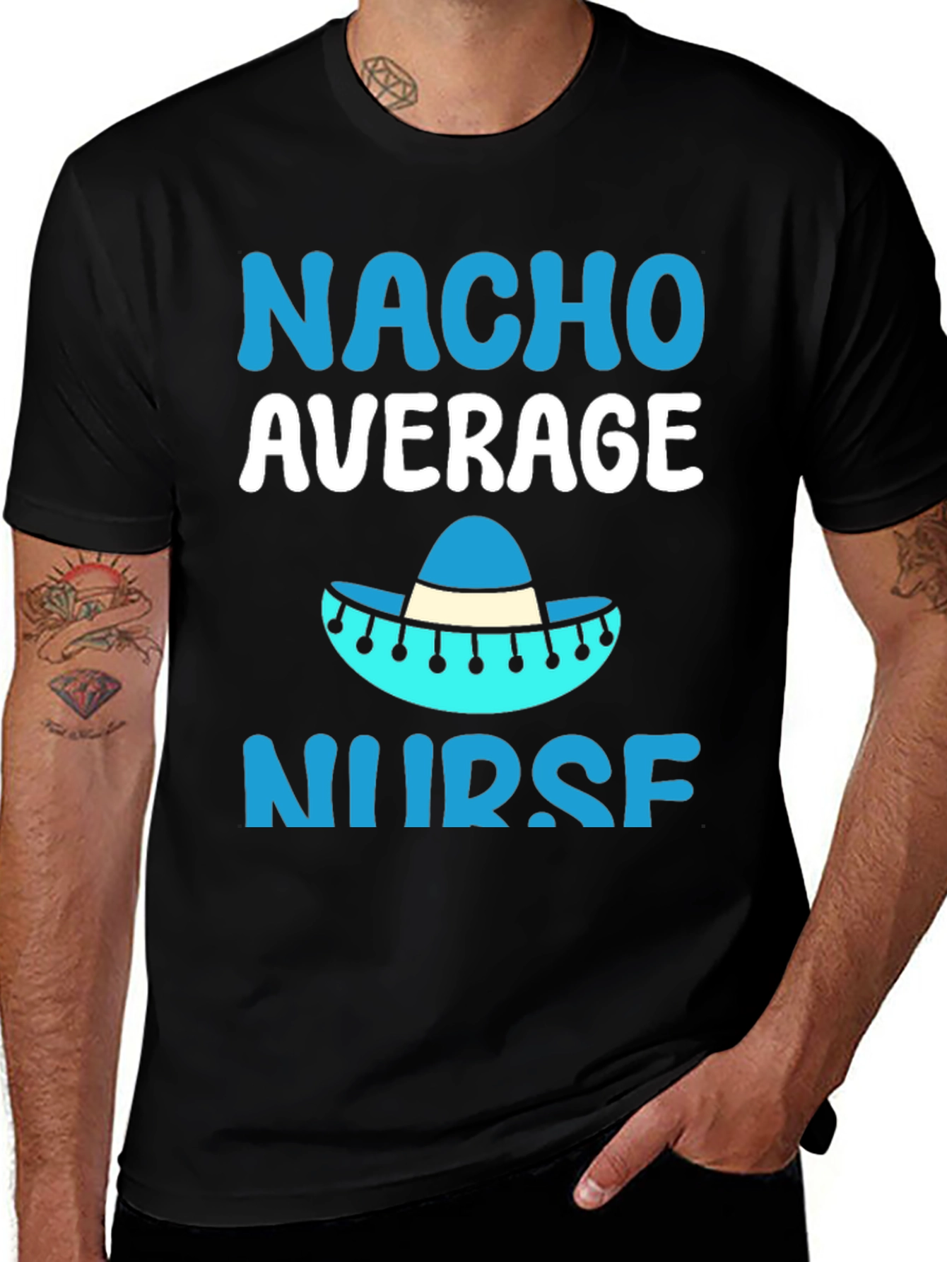Variant 20 of Nacho Average Nurse T-Shirt - Funny Gift