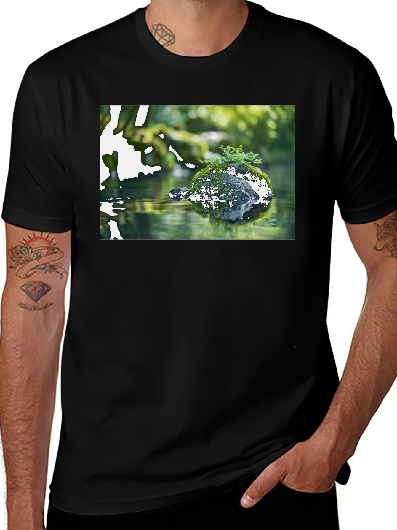 Variant 17 of Zen Garden T-Shirt - Relaxed Style
