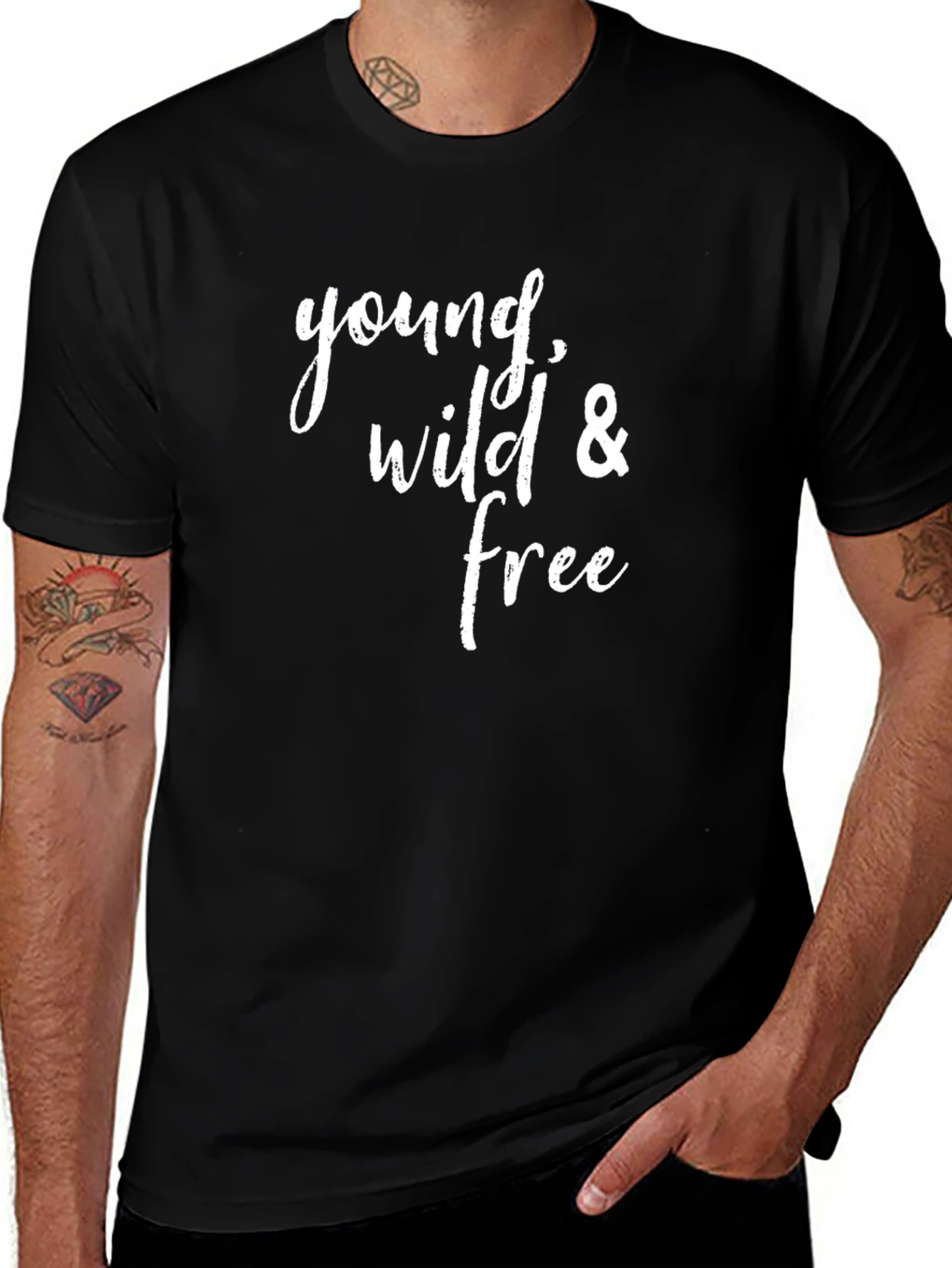 Variant 25 of Young Wild & Free Graphic T-Shirt - Unisex